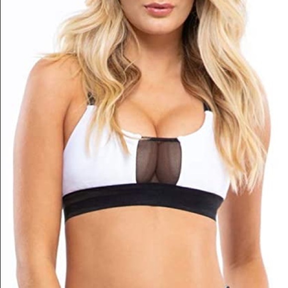 Blue Life Fit Contrast Sports Bra, Size S - Picture 11 of 14